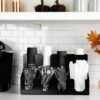 41x21x22cm Black ABS 8 Slot Cup Glass Holder Caddy Organizer (Code: 8028) - Image 5