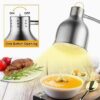Electric Tiltable 86cm Tall U Shaped Food Warming Standing Lamp (Colour: Silver) - Image 6