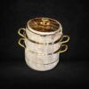 32cm Wide Gold + SS 3 Tier Manual Rice Corn Momo Steamer (Size: 32cm) - Image 5