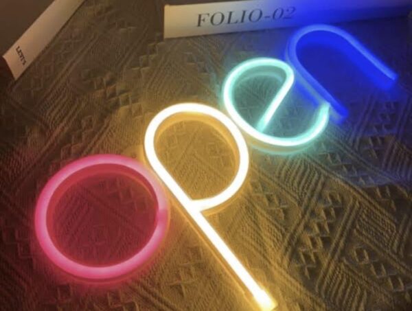 Neon LED "Open" Decorative Signage Multicolour Display - Image 5