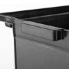 Plastic 3 Tier Service Trolley with Two Lockable Plastic Bins (Small Bin Size: 32x22x18cm, Big Bin Size: 32x22x45cm) - Image 6