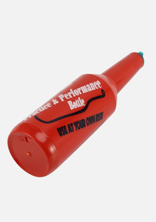 Flair Decorative Bottle Performance Practice Bottle for Bartending Training Purposes with Bottle Stopper (Color: Red) - Image 6