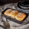 10x5 Inches Teflon Bread/Cake Mould in Rectangle Shaped used in Ovens with Curved Edges (Small Size: 10x5 Inches with Depth: 2.5 Inches App.) - Image 6
