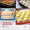 30x40cm Silicone Baking Mat - Reusable and Washable Kneading Dough Mat (Size: 30x40cm) - Image 6