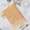 Pack of 6 Glossy 12×18 Inches Rectangle Table Placemats with Firm Grip Rubber Bottom (Colour: Rose Gold) - Image 7