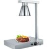 340W Electric SS Single Headed Food Lamp Warmer With Top And Bottom Heating (Colour: Silver) - Image 6