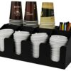 41x21x22cm Black ABS 8 Slot Cup Glass Holder Caddy Organizer (Code: 8028) - Image 6