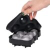 Silicone 6 Section Round Reusable Ice Ball Tray Sphere Mold (Multicolor, 6 Slot) - Image 6