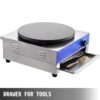 3000W 40cm Electric Heavy Duty Wide Crepe, Dosa, Roti, Chapati, Tortilla, Paratha Maker Machine - Image 7