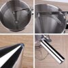 Stainless Steel Conical Funnel Strainer with SS Stand and Adjustable Mouth Opening for Liquid Dispensing Dressing Nepali Soli Making Device - Image 7