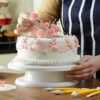 Plastic Cake Stand 360 Degree Rotating for Decorating, Icing Turntable (Size: 12 Inches Wide and 2.4 Inches Height, Weight: 0.315kg, Colour: White) - Image 7