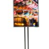 Electric A2 Sized Black LED Standing Display Board Stand (Display Area: 60x40cm) - Image 7