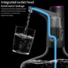 Wireless Rechargeable Water Pump Dispenser for 20L Water Cans with 600ml One Stroke Push button (Colour: Black) - Image 7