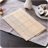Sushi Rolling Mat LITE Natural Bamboo Based Eco-Friendly Japanese Korean Kimbap Mat Sushi Tool (Size: 9.6x9.6 Inches, Pack of 2 Pieces) - Image 8