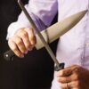 15 Inches Kitchen Chef Knife Sharpening Honing Edge Tuning Rod for Ideal Use in Homes and Commercial Kitchen Setups (Sharpening Area: 10 Inches, Handle Length: 5 Inches Approx) - Image 8