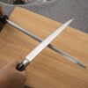 15 Inches Kitchen Chef Knife Sharpening Honing Edge Tuning Rod for Ideal Use in Homes and Commercial Kitchen Setups (Sharpening Area: 10 Inches, Handle Length: 5 Inches Approx) - Image 9