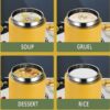 400W Electric 10L Commercial Plain Patterned Soup Pot. (Colour: Yellow) - Image 9
