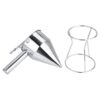 Stainless Steel Conical Funnel Strainer with SS Stand and Adjustable Mouth Opening for Liquid Dispensing Dressing Nepali Soli Making Device - Image 9