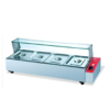 2000W Powerful Electric SS Bain Marie with GLASS FRONT 4 Compartments of 1/2 GN PAN Food Warmer Steamer With SS Lid(GN Pan Length – 325mm, Breadth – 265mm and Depth – 100mm, Each GN Pan Capacity – 5.5 Litres Approx)