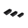 3pc Teflon Coated Bread/Cake Mould in Rectangle Shaped used in Ovens with Curved Edges (Quantity: 3pcs, Pan Sizes: 10x5 Inches, 12x5 Inches and 14x5 Inches with Depth 2.5 Inches App.)