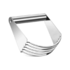 4.2 Inches Wide SS Dough Whisker - Horizontal Shaped Pastry Blender, Masher Mixer - Food Grade Hygienic (Size: 11.5x10.5cm)