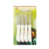 4PP Plastic Handle Carving Knives in Card Pack for Shaping, Sculpting Fruits and Vegetables