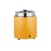 400W Electric 10L Commercial Plain Patterned Soup Pot. (Colour: Yellow)